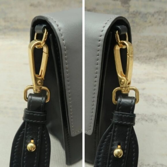 Authentic Prada Cahier Ribbon Mulitcolor Leather Shoulder Bag Lux550-100125 - Picture 5 of 12